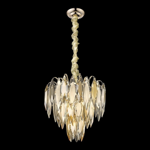 Подвесная каскадная люстра хрустальная Wertmark Orlanda WE144.05.303