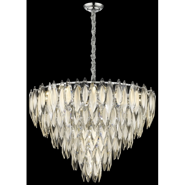 Подвесная каскадная люстра хрустальная Wertmark Orlanda WE144.22.103-66126