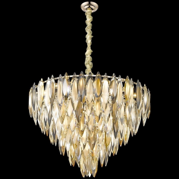 Подвесная каскадная люстра хрустальная Wertmark Orlanda WE144.22.303-55995