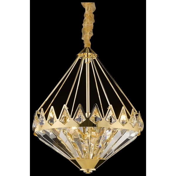 Подвесная люстра хрустальная Wertmark Leoncia WE146.08.303-85658