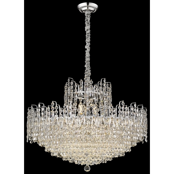 Подвесная люстра хрусталь Wertmark Marcella WE154.21.103-21126