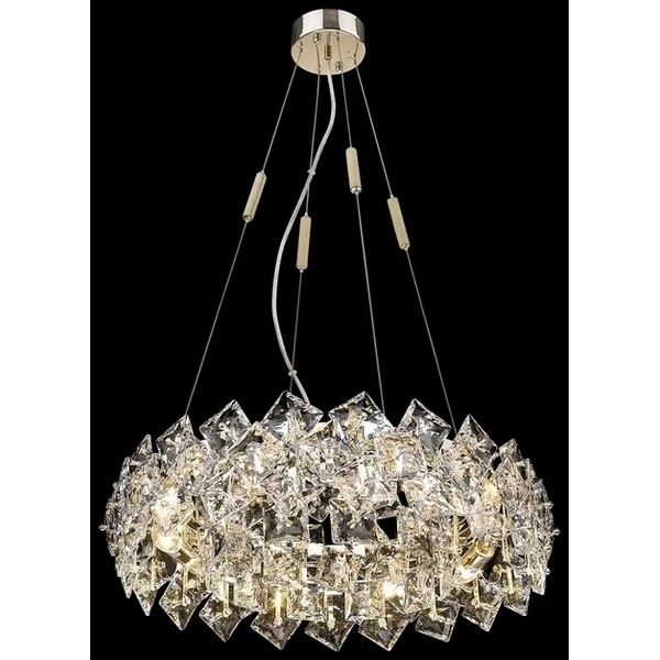 Люстра подвесная хрустальная Wertmark Norma WE155.10.303-12708