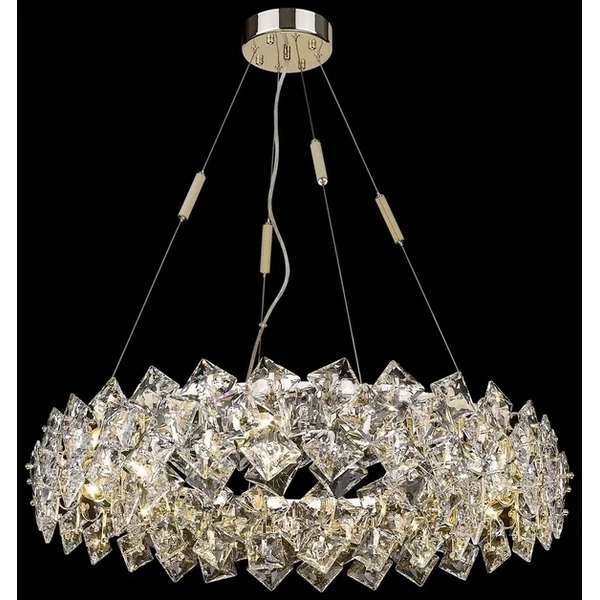 Люстра подвесная хрустальная Wertmark Norma WE155.12.303-26542