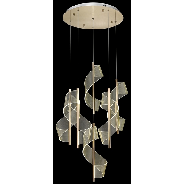 Каскадный подвесной светодиодный светильник Wertmark Hilda WE452.06.303