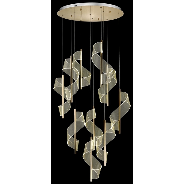 Каскадный подвесной светодиодный светильник Wertmark Hilda WE452.10.303