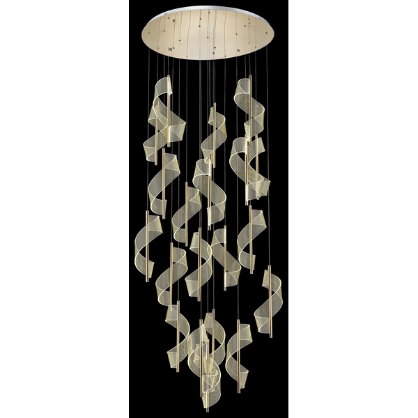 Каскадный подвесной светодиодный светильник Wertmark Hilda WE452.20.303